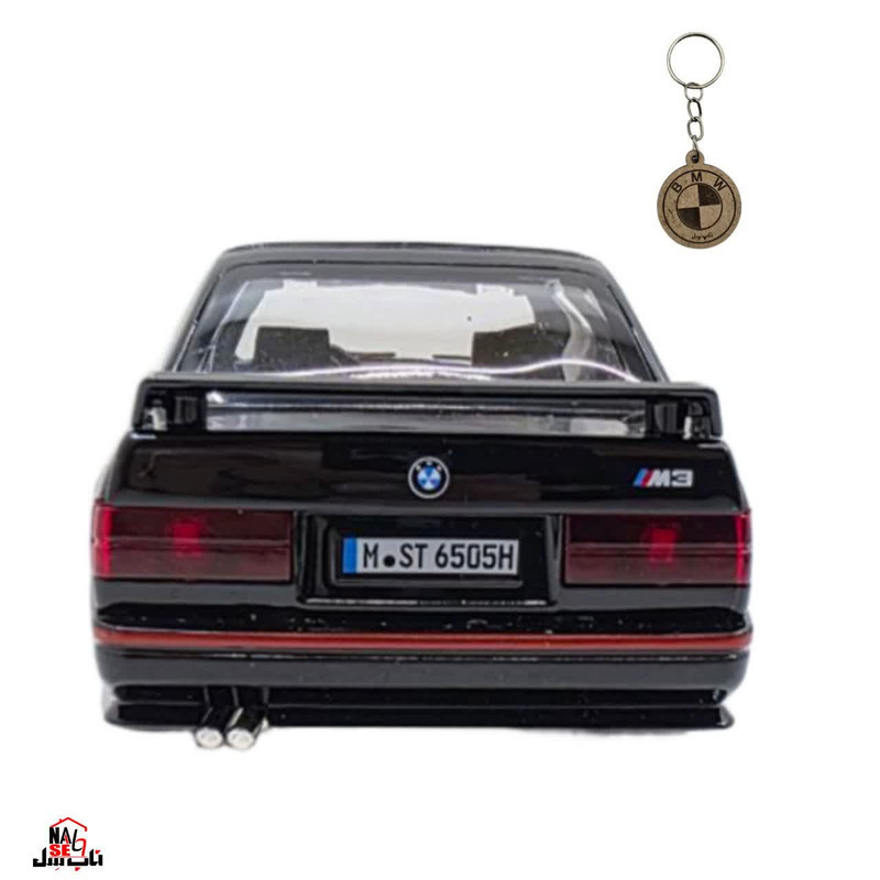 ماکت ماشین ناب سل مدل بی ام و فلزی BMW M3 E30 به همراه جاسوییچی
