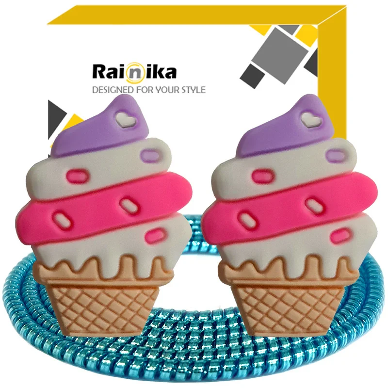 محافظ کابل رینیکا مدل Ice Cream 03 مجموعه 3 عددی