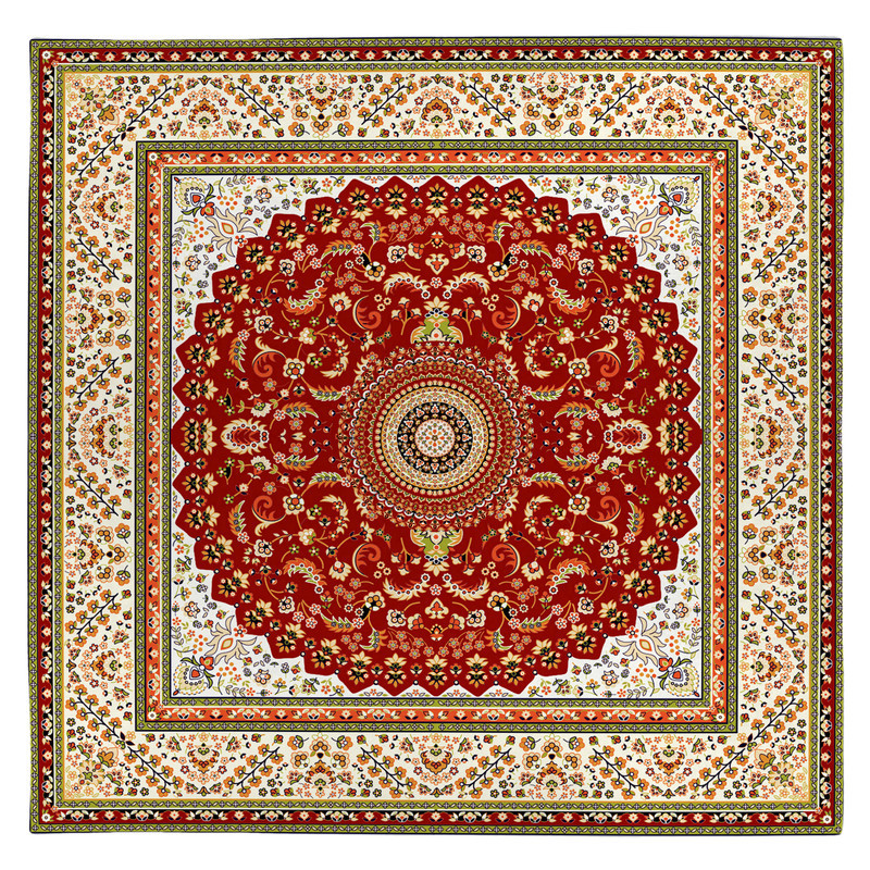 رومیزی طرح قالی کد 989