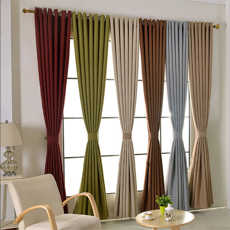 پرده پانچ نوین دکور سیلوانا مدل کتان 1_28 سایز 280x140 سانتی‌متر
