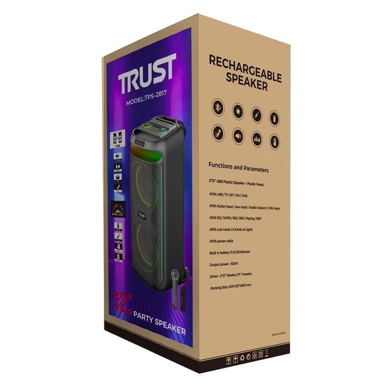 اسپیکر بلوتوثی قابل حمل تراست مدل TPS-2817