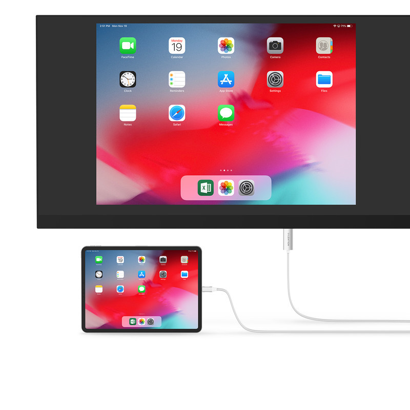 کابل تبدیل USB-C به HDMI لنشن مدل CU-707H-3M NA 4K 60HZ طول 3 متر