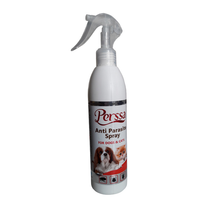 اسپری ضد انگل سگ و گربه پرسا مدل DOGS&CATS حجم 300 میلی لیتر