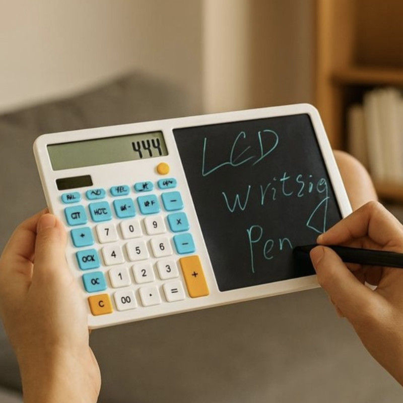 ماشین حساب مدل خورشیدی صفحه LCD