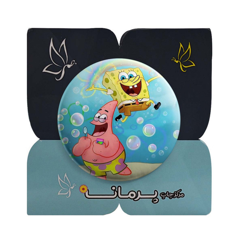 مگنت پرمانه طرح باب اسفنجی کد pmag.4801
