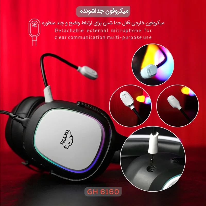 هدست گیمینگ تسکو مدل GH 6160 Luxor