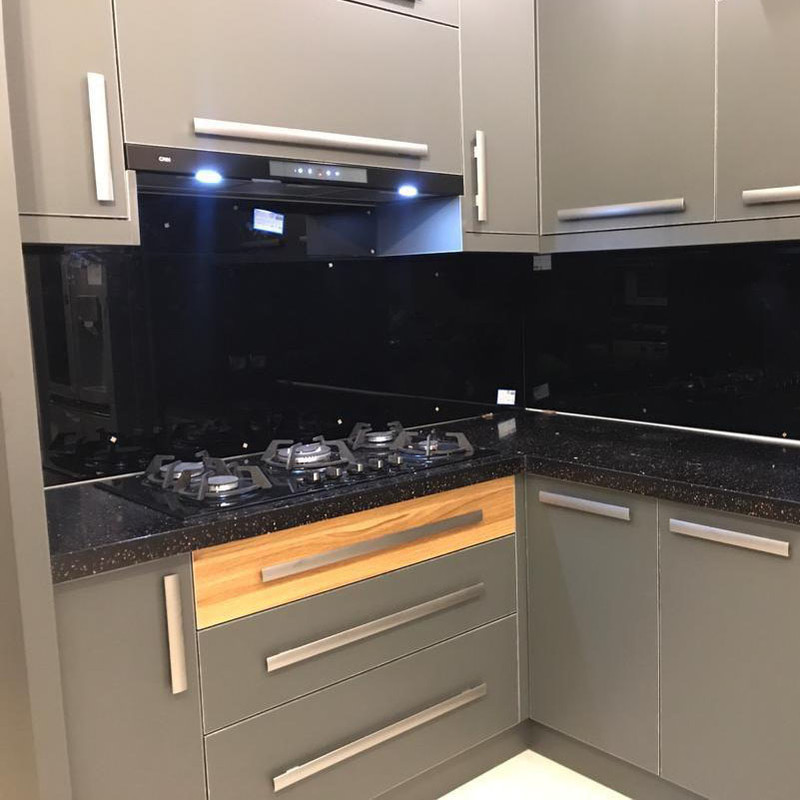 دیوارپوش عکسنگ مدل شیشه ای کد BK-6060 بسته 2 عددی