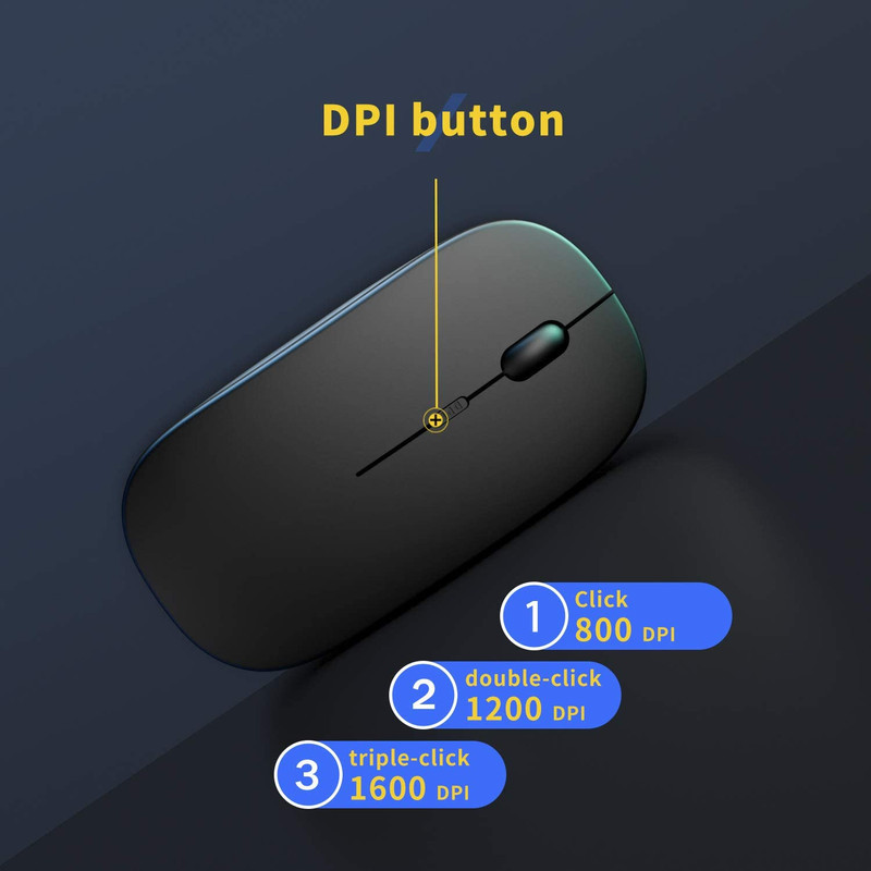 ماوس بی سیم مدل Ultra Slim silent click