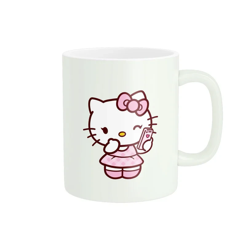 ماگ مدل فانتزی طرح hello kitty کد 21
