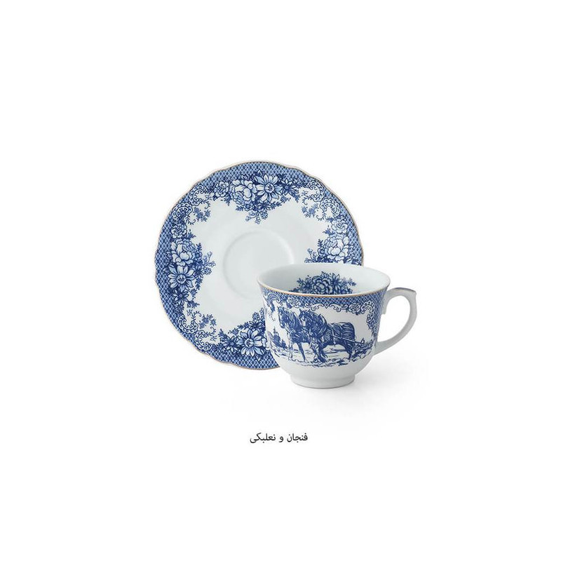 سرویس غذاخوری 102 پارچه چینی پردیس کاشان مدل ویلیج