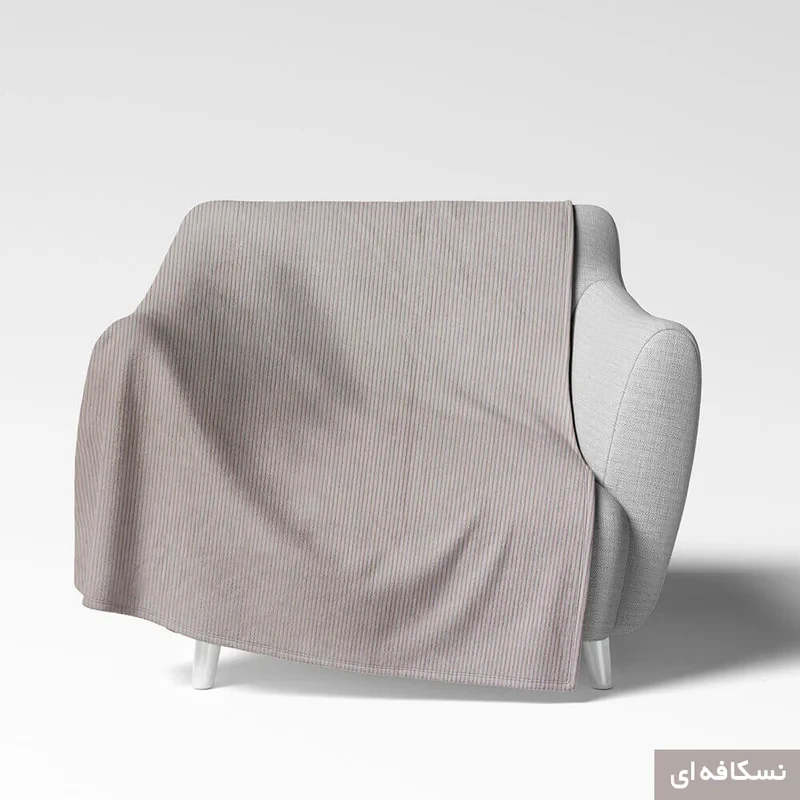 شال مبل شاران هوم مدل مخملی طرح راه راه سایز 300×170 سانتی متر