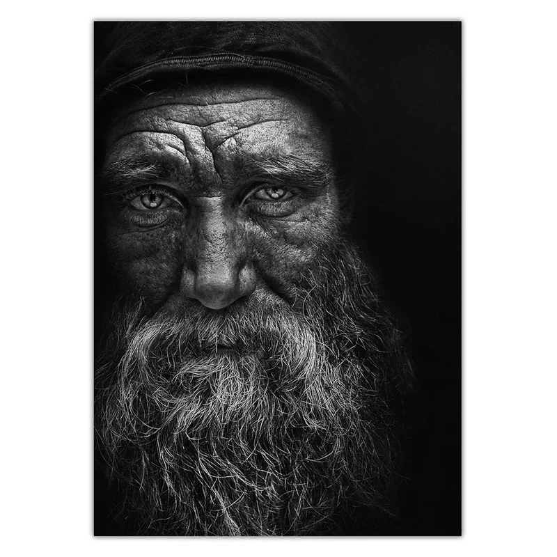 تابلو شاسی ونسونی طرح Stare To The Death سایز 30x40 سانتی متر
