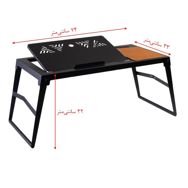 میز لپ تاپ نیان مدل تاشو کد 2