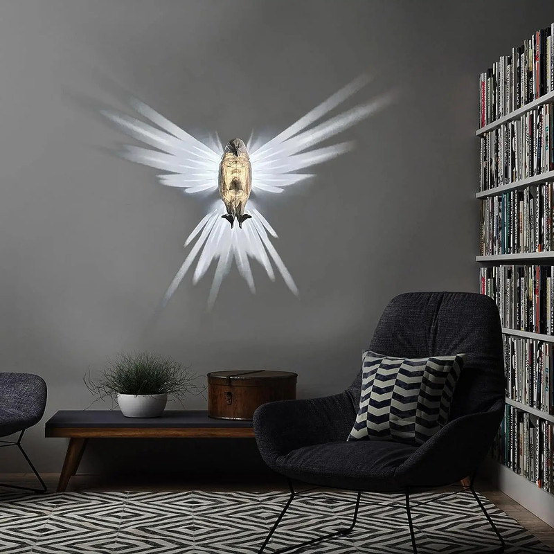 چراغ خواب مدل RGB طرح عقاب
