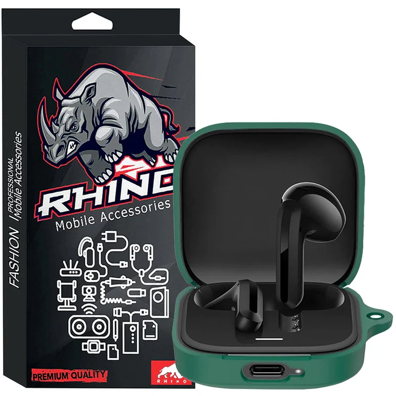 کاور راینو مدل R-Silic مناسب برای کیس هدفون بلوتوثی شیائومی Redmi Buds 6 Active