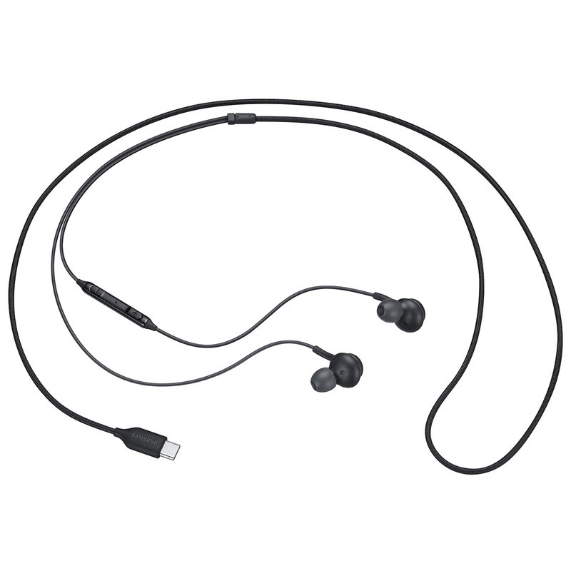 هندزفری سامسونگ مدل EO-IC100BBEGUS بدون قابلیت نویز کنسلینگ، اتصال از طریق USB Type-C، دارای میکروفون