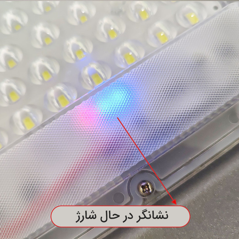 چراغ خیابانی خورشیدی 100 وات مدل 50000mAh