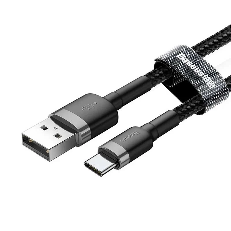 کابل تبدیل USB-A به USB-C بیسوس مدل Cafule طول 2 متر