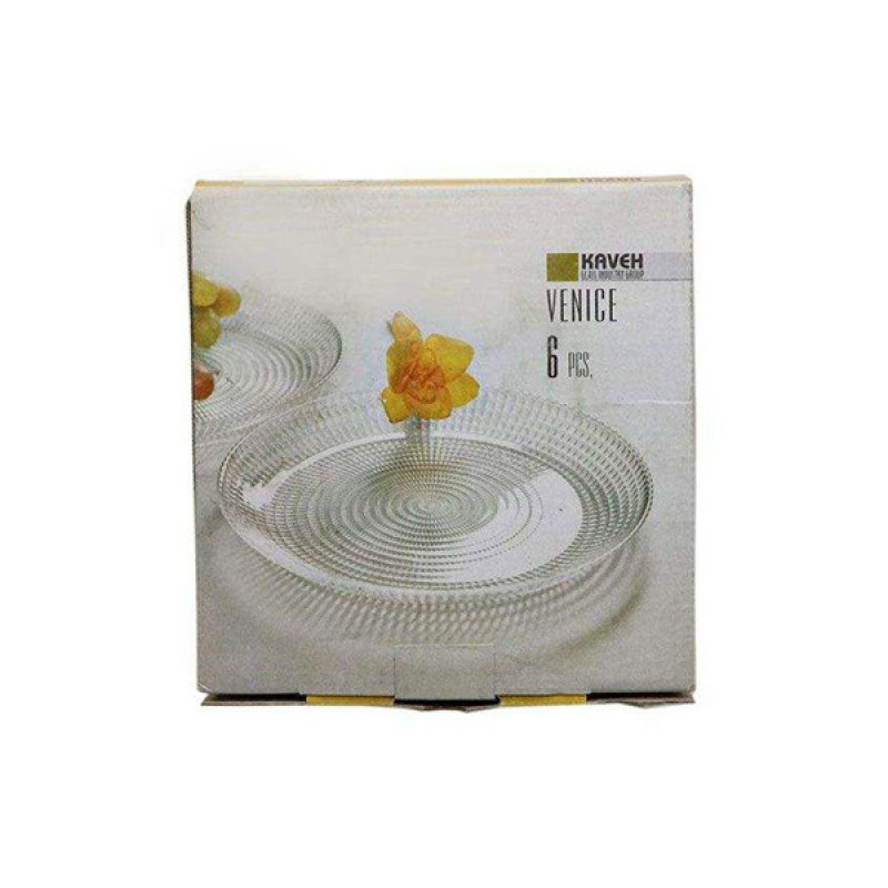 بشقاب خورش خوری کاوه مدل p45 کد gh206 بسته 6 عددی