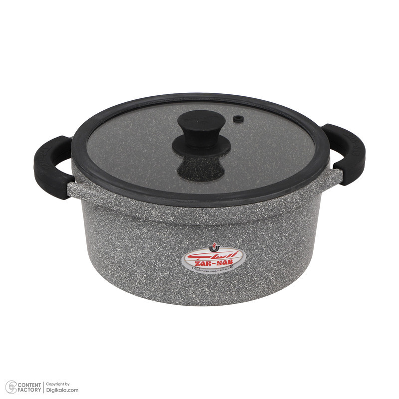 سرویس قابلمه و تابه گرانیت 11 پارچه زرساب مدل مونارک پلاس کد MP8500