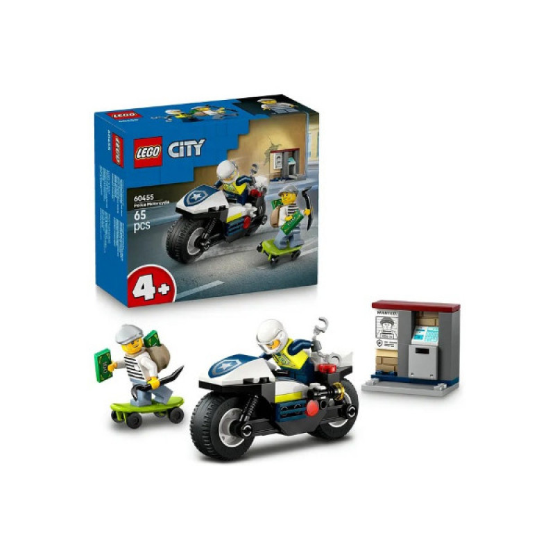ساختنی لگو سری City مدل Police Motorcycle کد 60455