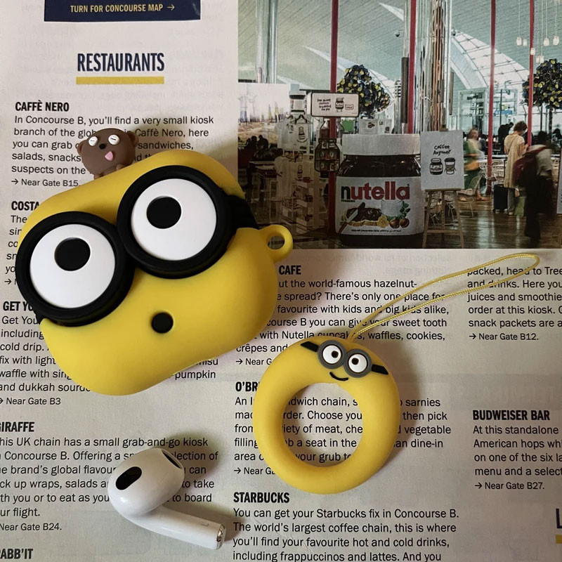 کاور مسیر طرح Mini Minion مناسب برای کیس اپل ایرپاد 4  4ANC