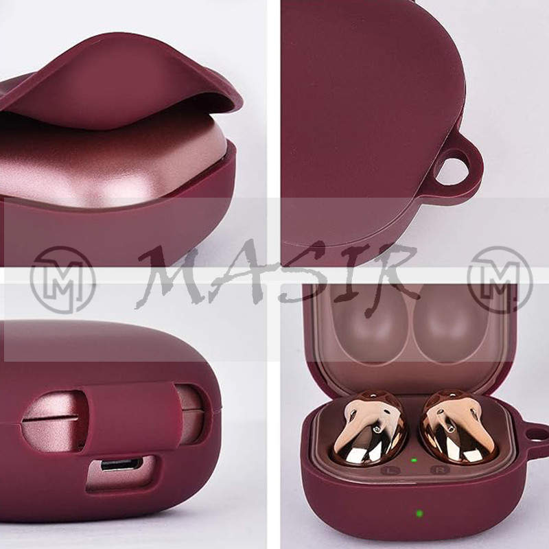 کاور مسیر مدل Silicon Cover مناسب برای هدفون سامسونگ Galaxy Buds Live  Buds Pro  Buds 2  Buds 2 Pro