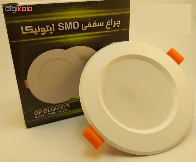 پنل ال ای دی 7 وات اپتونیکا مدل OP127 بسته 8 عددی