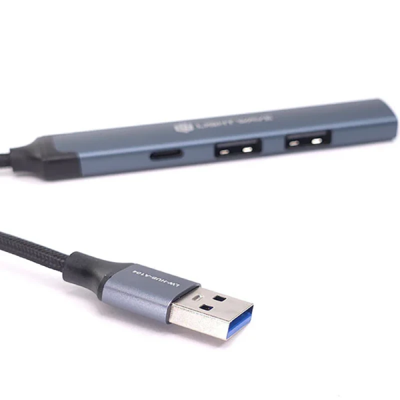 هاب ۴ پورت USB لایت ویو مدل LW-HUB-A104