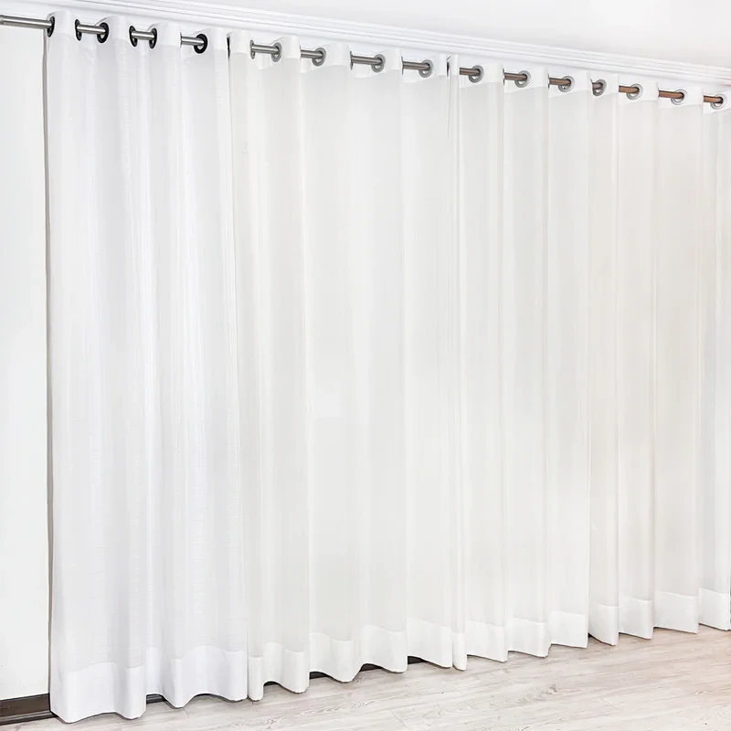 پرده مدل پانچ حریر شانتون سایز 280x300 سانتی‌متر