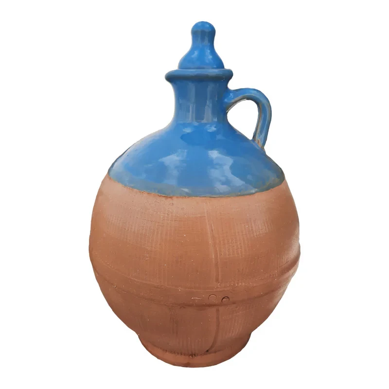 بطری سفالی مدل گرد کد 02