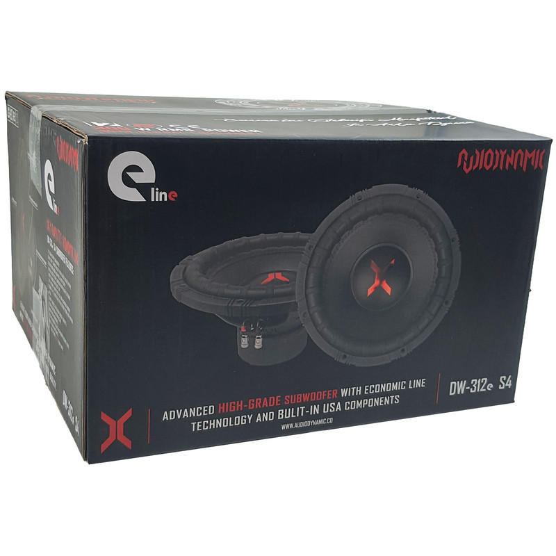 ساب ووفر پشت خودرو آدیو داینامیک مدل DW-312 e S4 سایز 12 اینچ