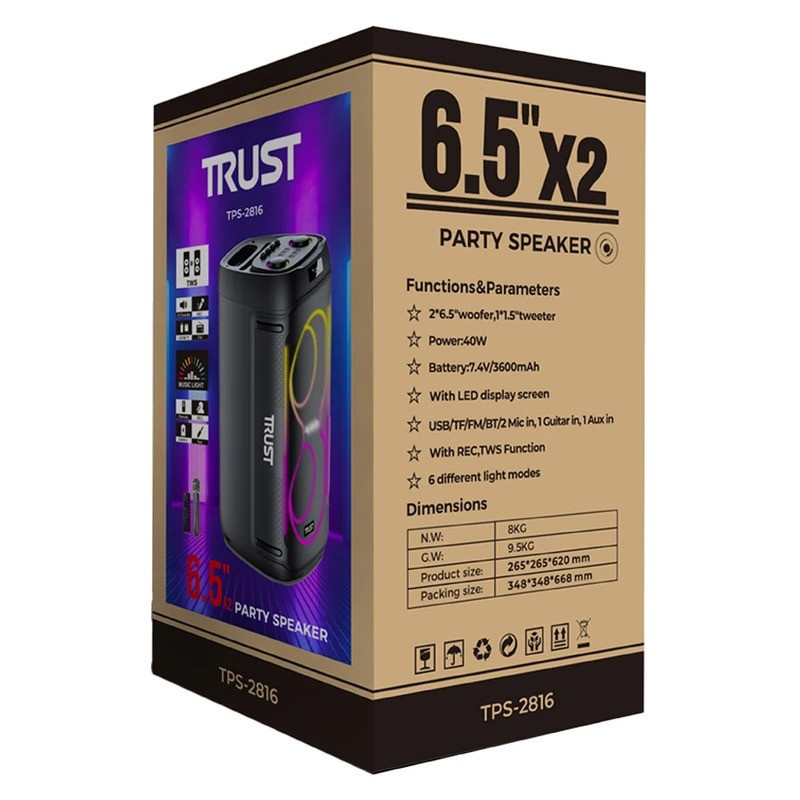 اسپیکر بلوتوثی قابل حمل تراست مدل TPS-2816
