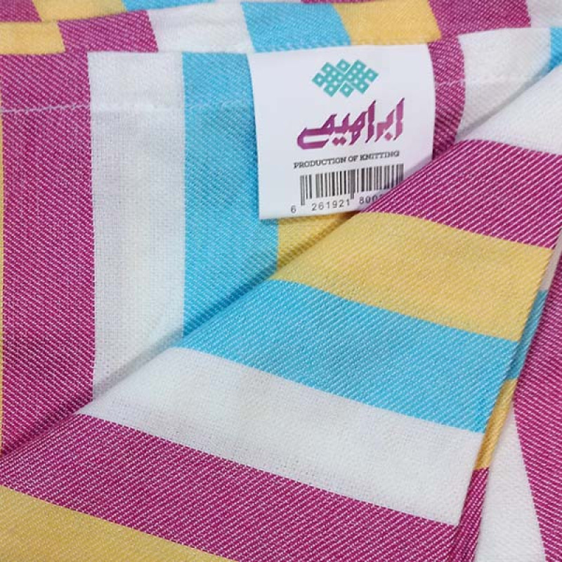 حوله استخری ابراهیمی یزد مدل رنگین‌کمان کد 02 سایز 160x110 سانتی متر