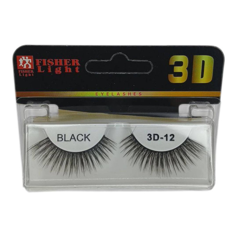 مژه مصنوعی فیشر لایت مدل 3D کد 12