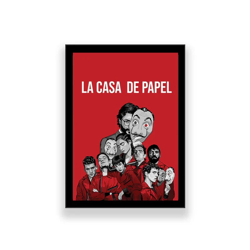 تابلو طرح سریال money heist