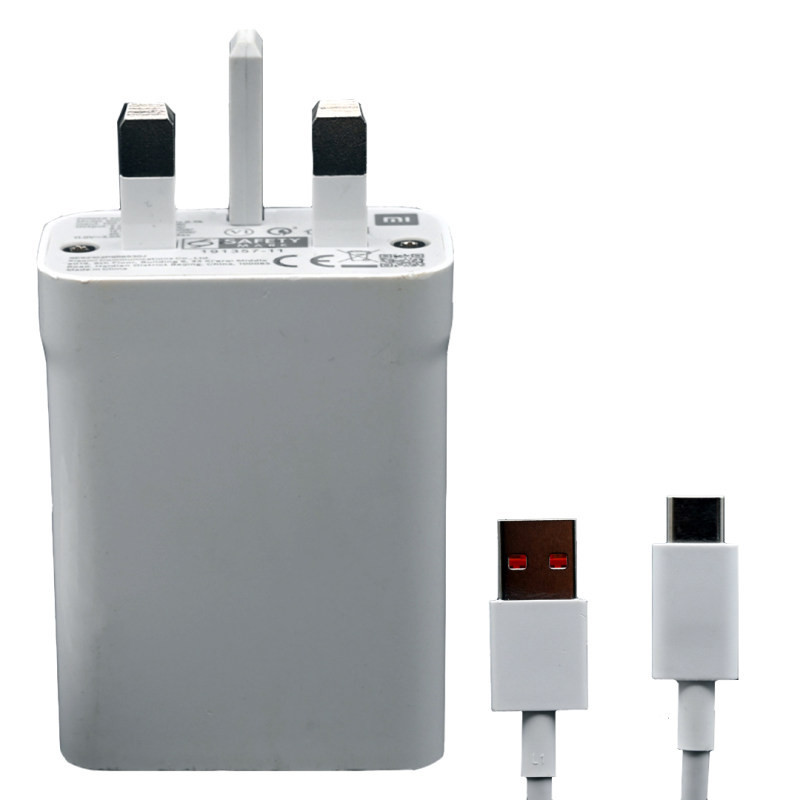 آداپتور شارژر شیائومی مدل MDY_11_EY به همراه کابل تبدیل USB-C