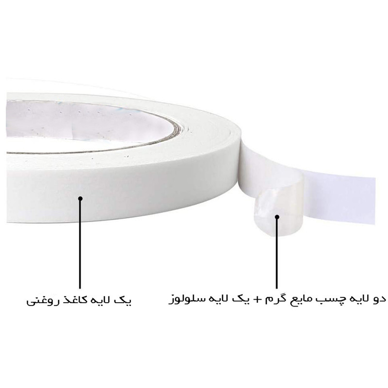 چسب دوطرفه مدل 900 عرض 1 سانتی متر