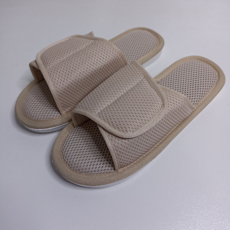 دمپایی حوله ای نیکتا مدل رویه چسبی 32-10000 کد 1604-CR