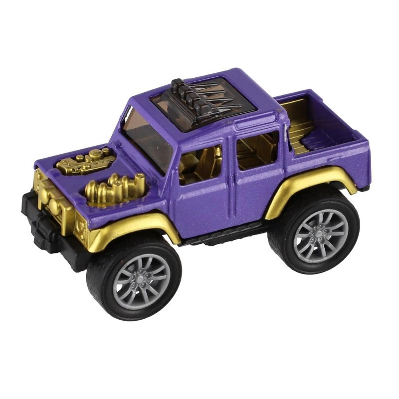 ماشین بازی مدل آفرود عقبکش فلزی کد DIE-CAST-TRB