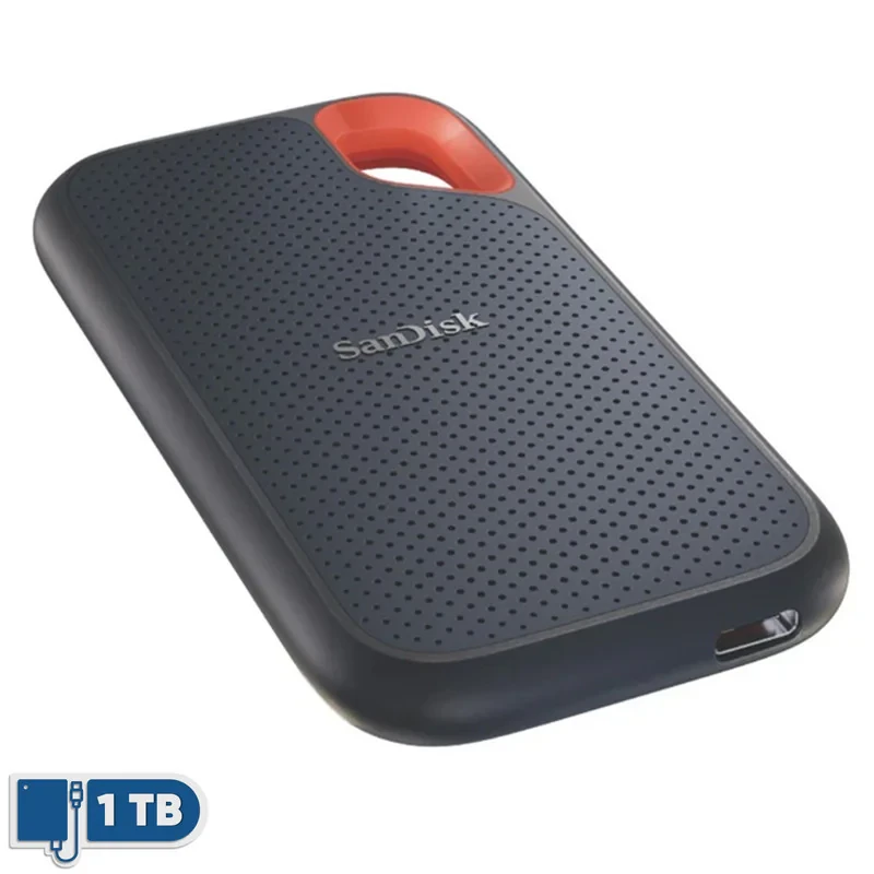 اس اس دی اکسترنال سن دیسک مدل Extreme E61 ظرفیت 1 ترابایت رابط USB 3.2 Gen2