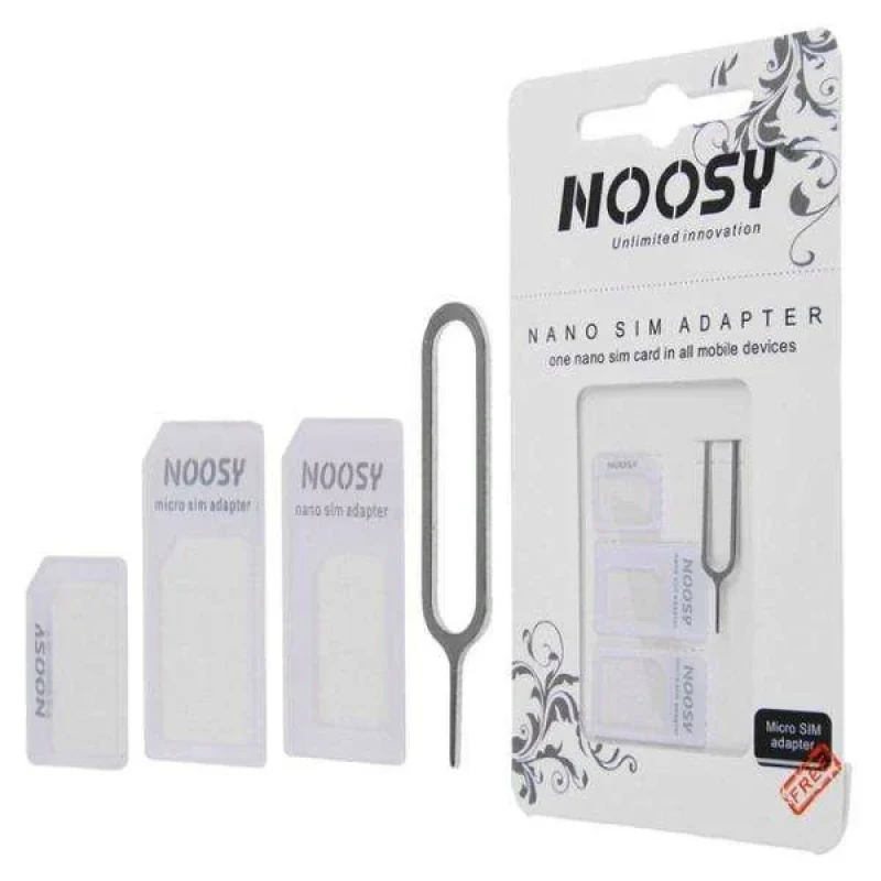 تبدیل سیم کارت های نانو و میکرو به استاندارد مدل 1 NOOSY