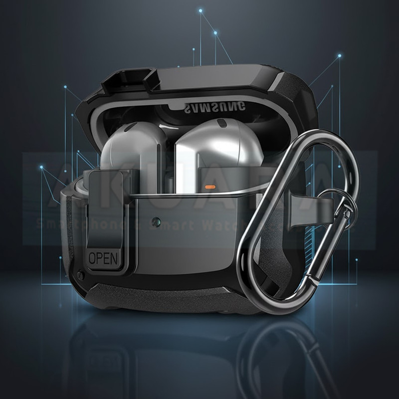 کاور آکوآرا مدل LockShell مناسب برای کیس سامسونگ Galaxy Buds 3 FE