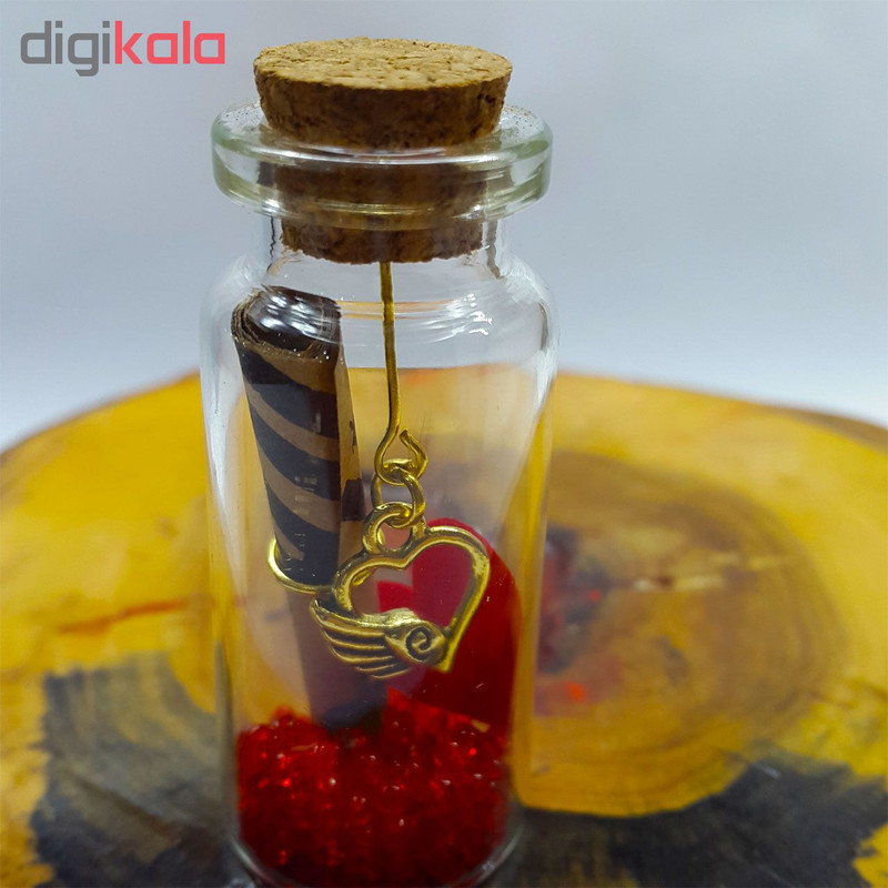 بطری دکوری طرح قلب مدل VAN009