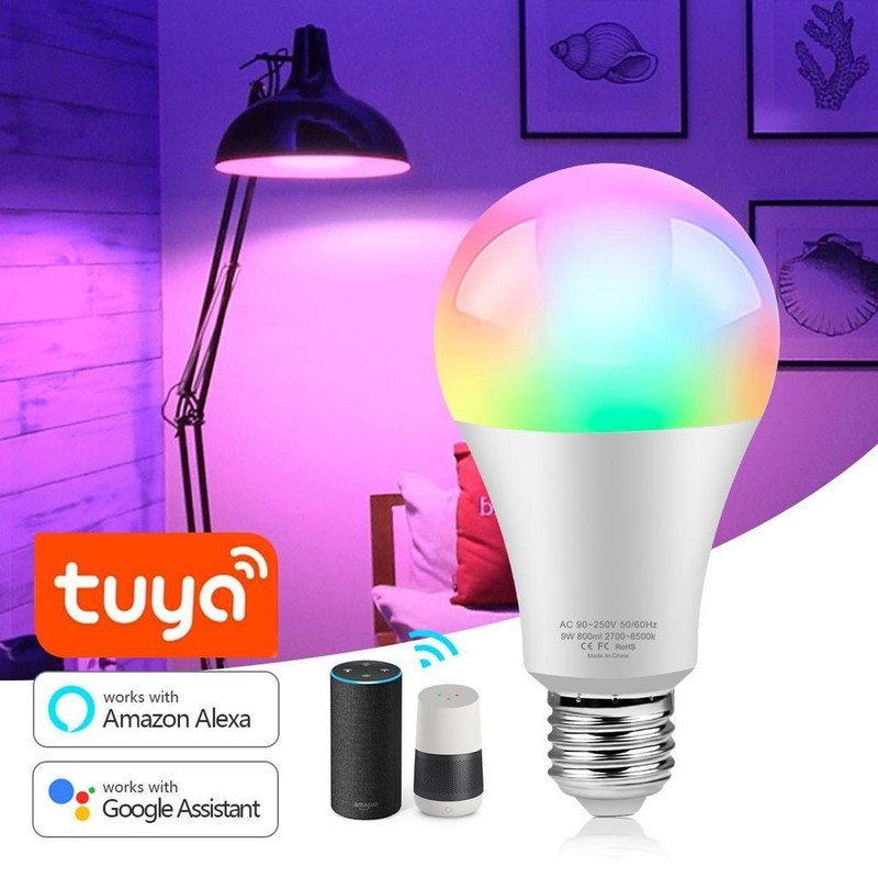 لامپ ال ای دی هوشمند 6 وات مدل smart led bulb پایه E27