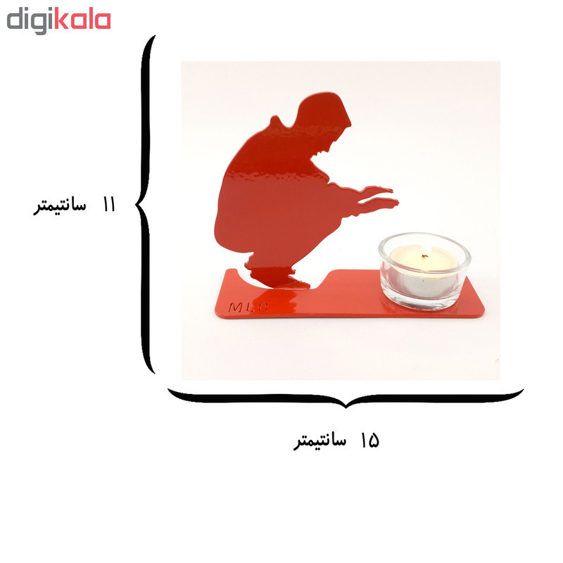جا شمعی ملو طرح مرد تنها مدل KMC11
