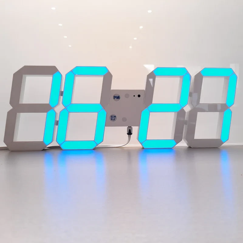 ساعت دیواری مدل دیجیتالی هامین RGB