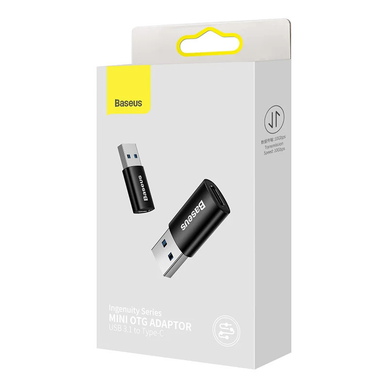 مبدل USB 3.1 به USB-C بیسوس مدل 10Gbps-OTG