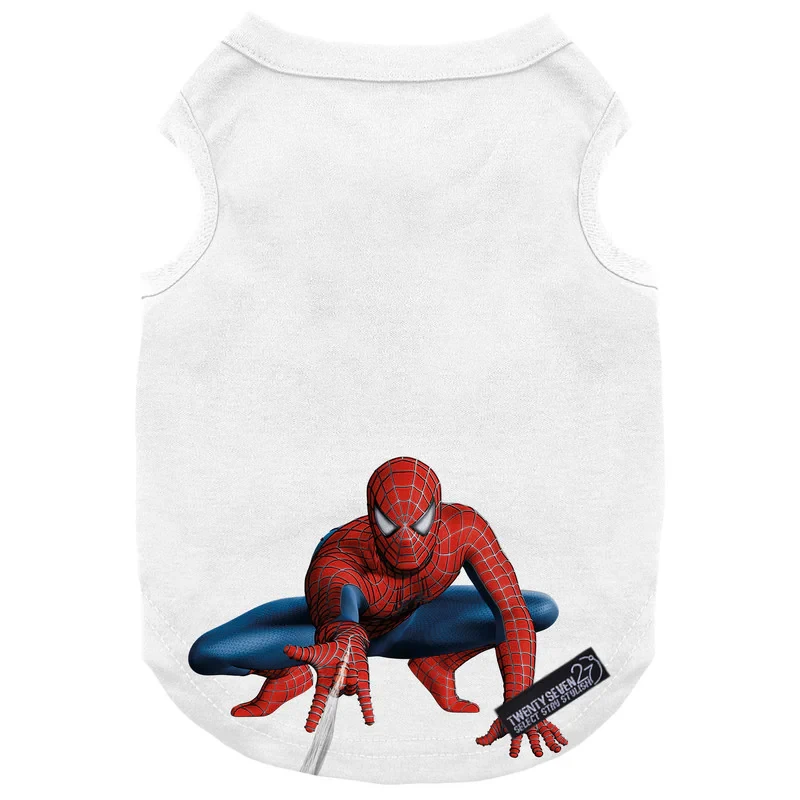 لباس سگ و گربه 27 طرح Spider Man Neshasteh کد MH1588 سایز L
