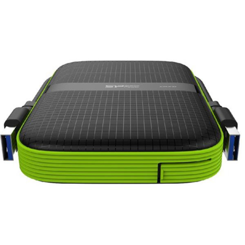 هارد اکسترنال سیلیکون پاور مدل Armor A60 ظرفیت یک ترابایت دارای رابط USB Type-A 3.2